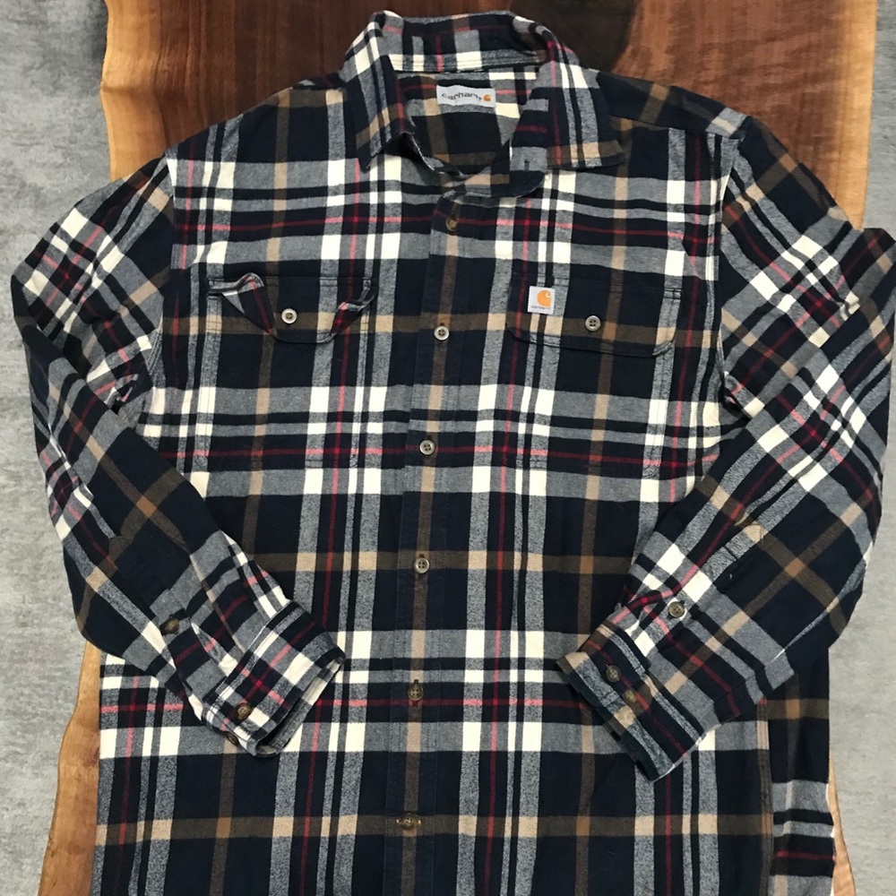 Mens Carhartt Heavyweight Flannel